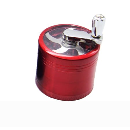 Grinder Aluminiowy 50mm z korbką - 4 częściowy