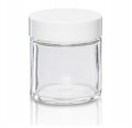 Słoiczek 60ml szklany z nakrętką z tworzywa UREA