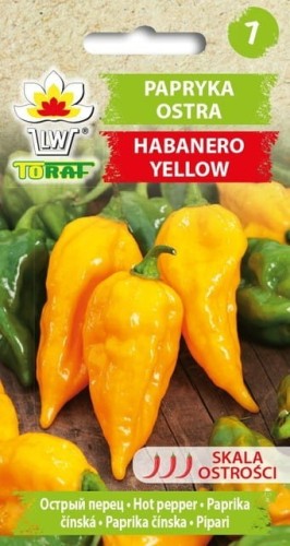 Papryka ostra Habanero Yellow
